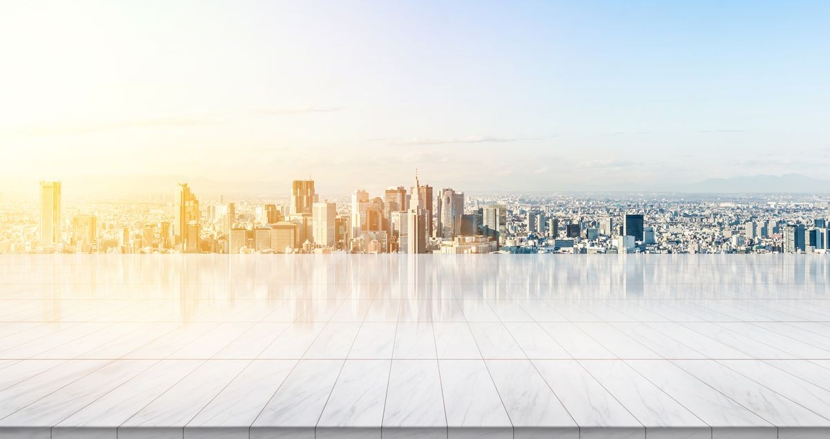 Expansive city skyline view from a modern marble terrace, symbolizing the growth potential of preferred equity and fund investments with Luxe Living Homes. Expansive city skyline view from a modern marble terrace, symbolizing the growth potential of preferred equity and fund investments with Luxe Living Homes.